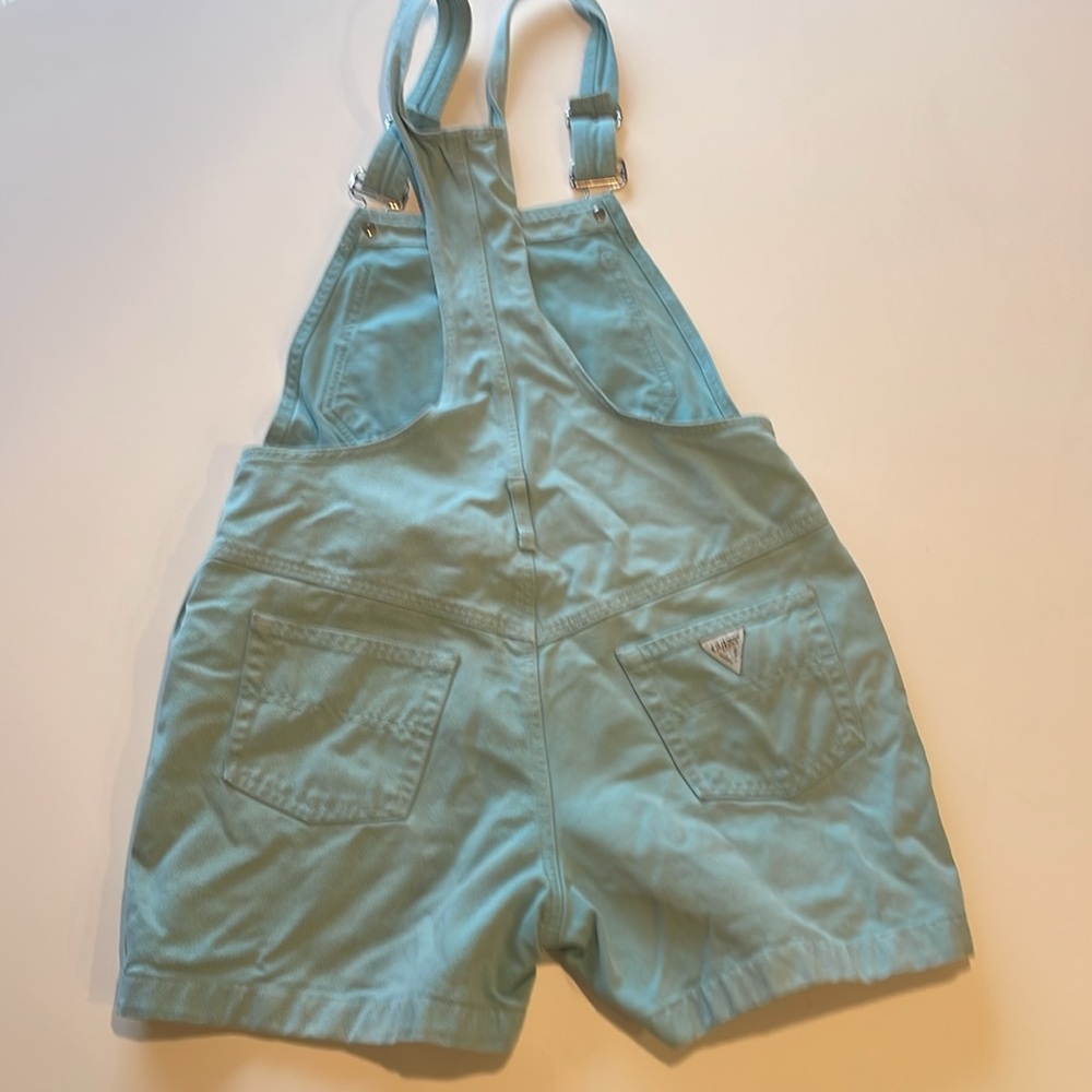 Seafoam Guess Overalls - Picture 6 of 7